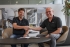 Two technology leaders join forces: Dr. Matthias Traub (Vector), left, and John Wall (QNX), right, during the signing of the Memorandum of Understanding to jointly develop the Foundational Vehicle Software Platform for SDVs. (c) Vector Informatik GmbH